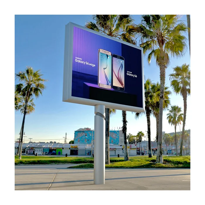 High Resolution Easy Installation Advertising Billboards Front Access Maintenance Outdoor LED Screen