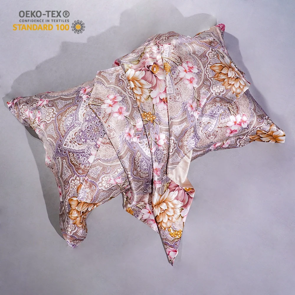 Custom Size Envelop Printing Silk Pillow Case 16/19/22/25/30 momme 100% Organic Silk Pillowcase Silk Pillow Case For Sleeping