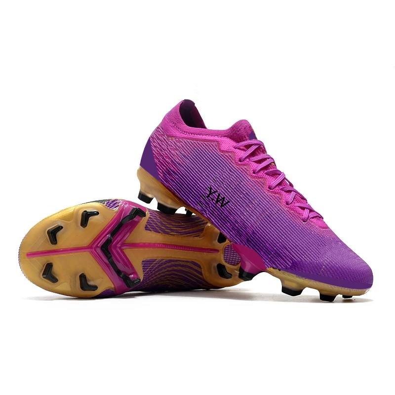 Top Sale Green Field Competition Training Non-slip Football Shoe Female Football Cleats Children Soccer Boots Football Shoes