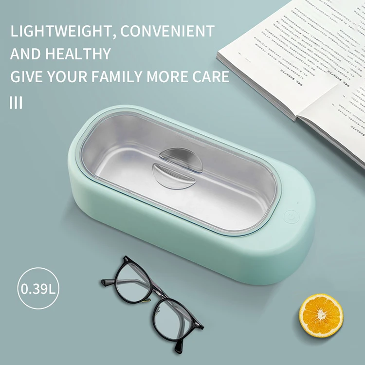 Ultrasonic-cleaner portable mini 390ml ultra sonic netoyeur bijoux ultrasonic aultrasonic glasses jewelry steam cleaner machine