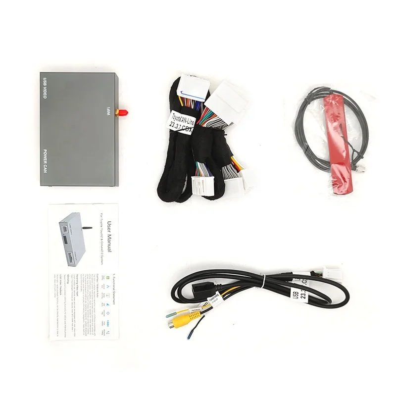 Wireless carplay Android auto box for Toyota camry corolla prado universal carplay smart box video interface