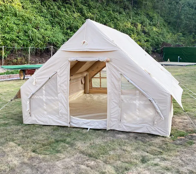 Multifunctional Camping Tent Oxford Cloth Outdoor Family Inflatable Portable Foldable Tent