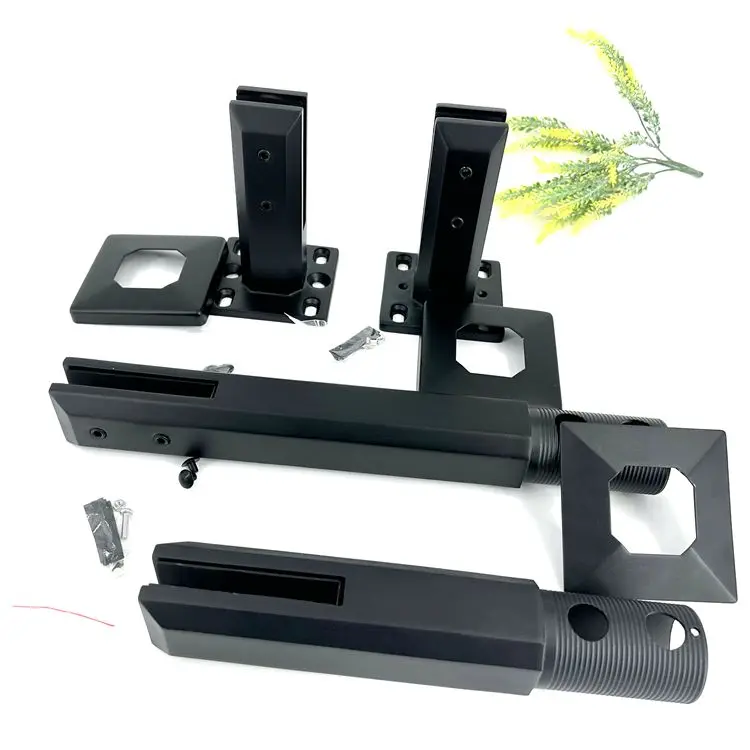 frameless glass balcony railing designs side mount glass spigot