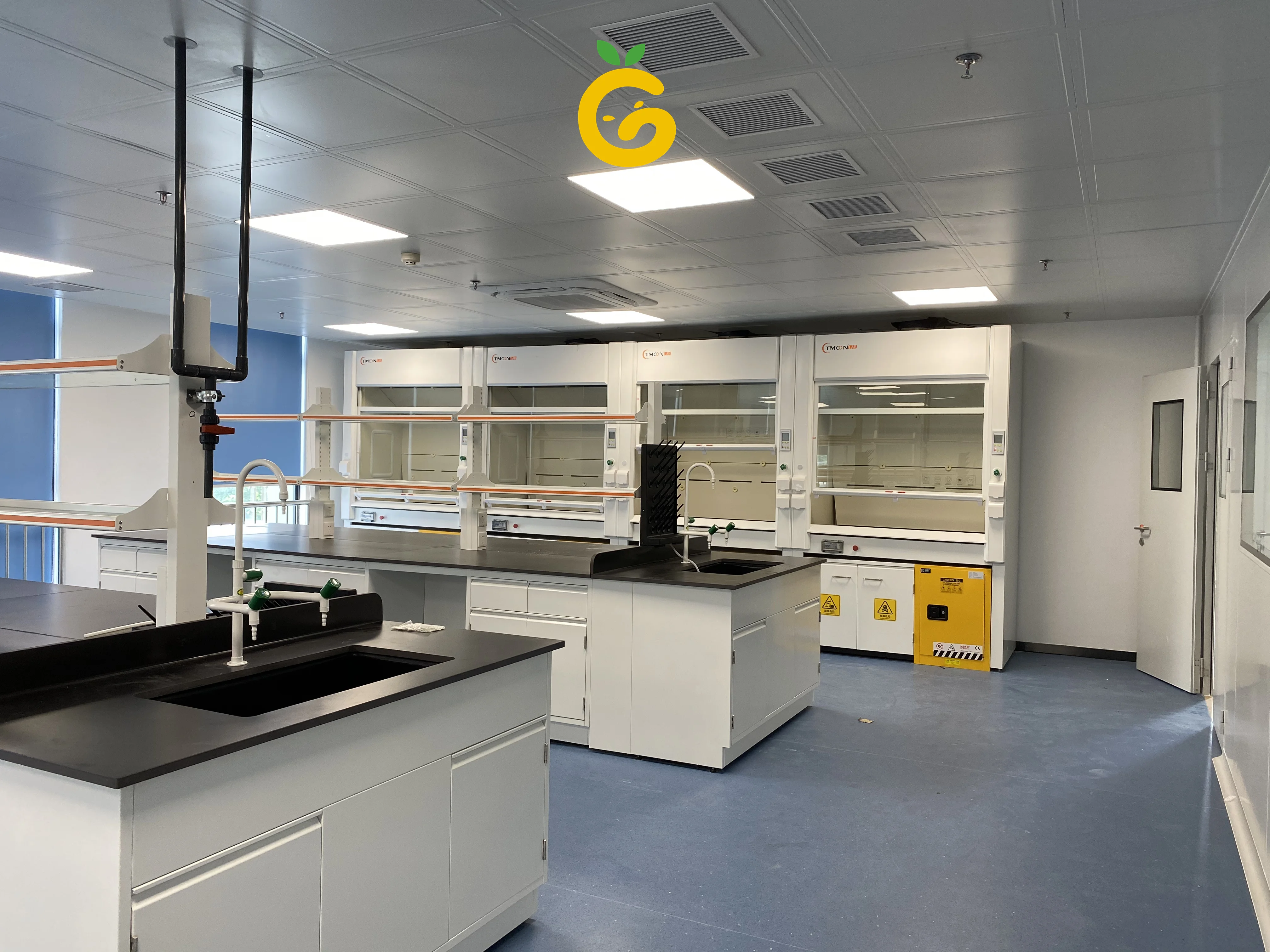 Commercial furniture pharmaceutical laboratory bench chemistry wall table laboratory furniture for university