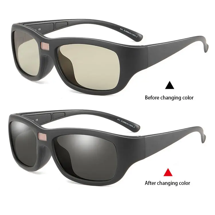Polarized Sunglasses Men Photochromic Sun Glasses Women Unisex Outdoor Sports Driving Sun Glasses