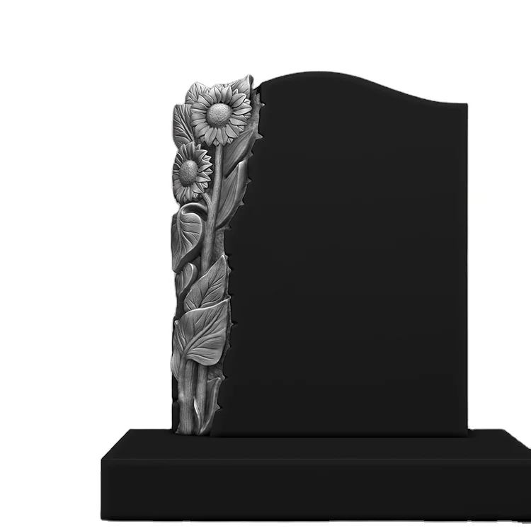 Israel Flower Engraving Natural Stone Granite Slate Tombstones Or Monuments