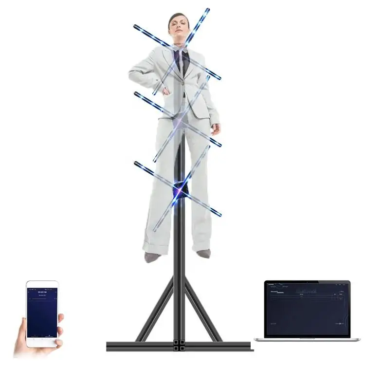 Custom 3d Holographic Tv Staging Spinning Led Hologram Fan Factories In China