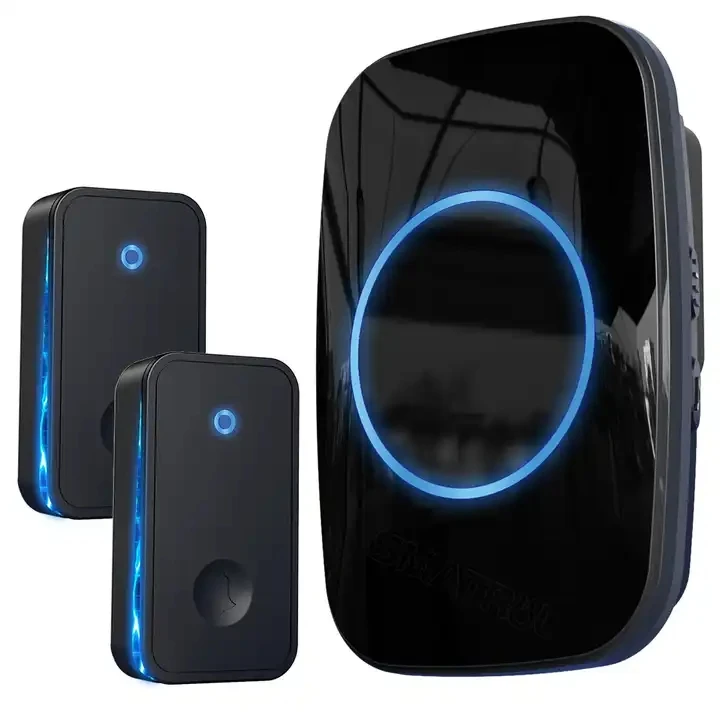 YIERYI Self Powered Door Bell Button Chime Ring Call No Battery EU UK US Plug Waterproof Wireless DoorBell For Smart Home