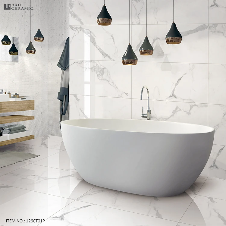 new fashion carrara marble type bathroom wall tile