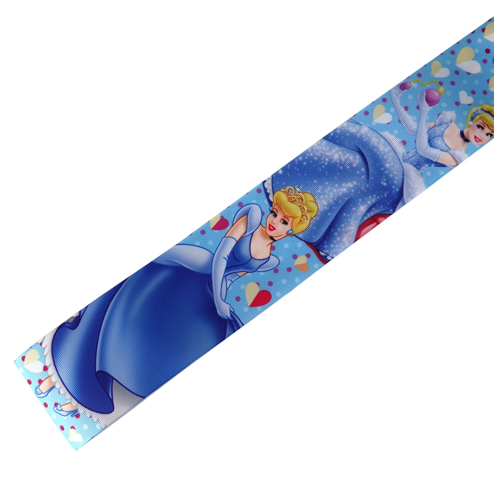 new arrival 75mm 3 inch princess cartoon printed grosgrain ribbon
