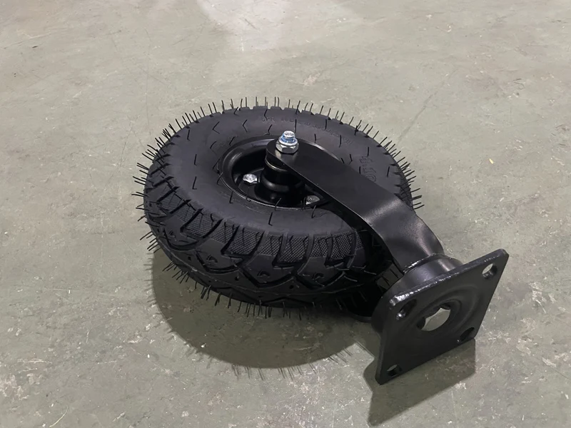  Inflatable Wheel Pneumatic Casters Caster Trolley Wheels Industrial Caster Pu Shipping Container Polyurethane