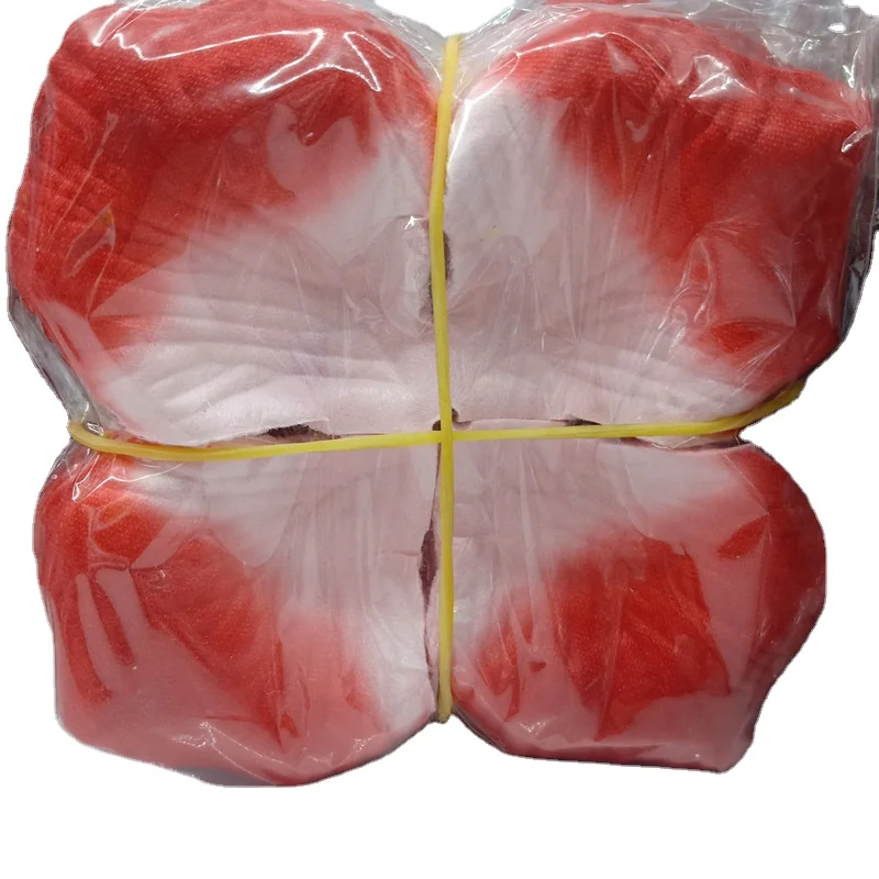 Amazon hot sale Wholesale Wedding Artificial Real Touch Silk Satin Rose Flower Petal Decorative Flower Petals