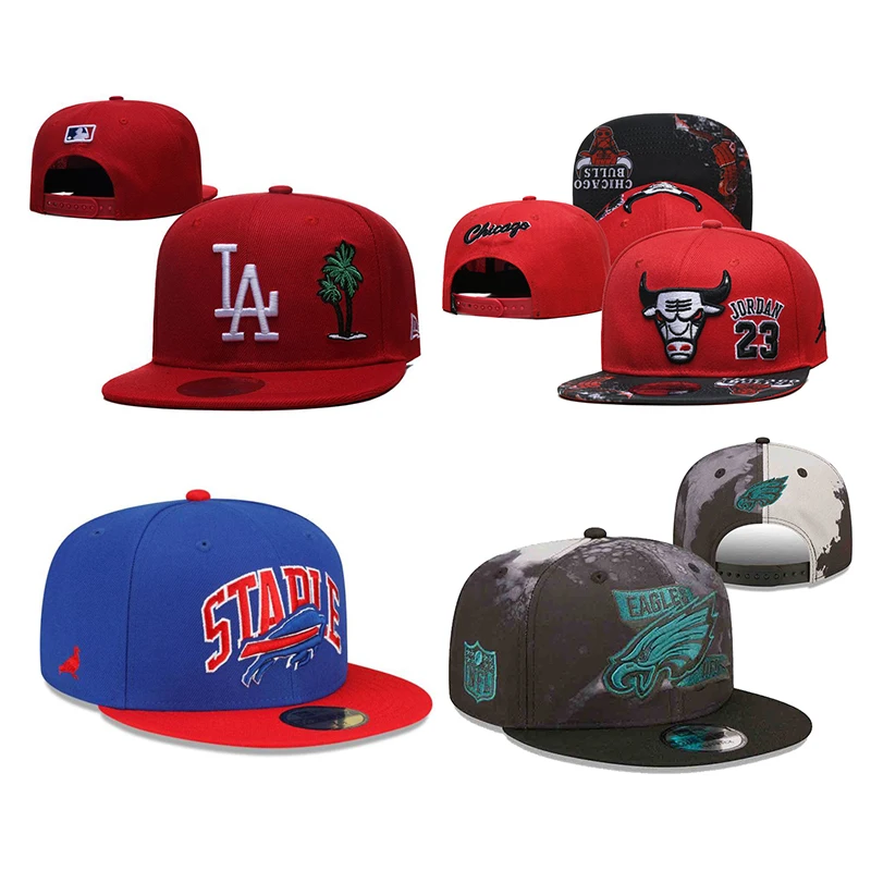 Ready to ship embroidery nfl hat US sports snapback caps for team