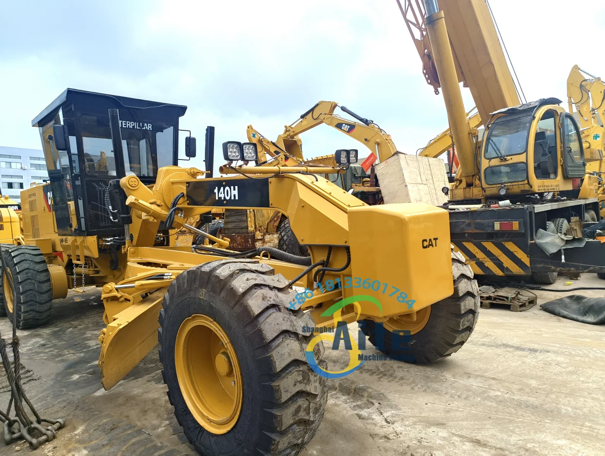 CAT 140h motor grader used diesel grader cat 140 k 140g 12g on sell with low price