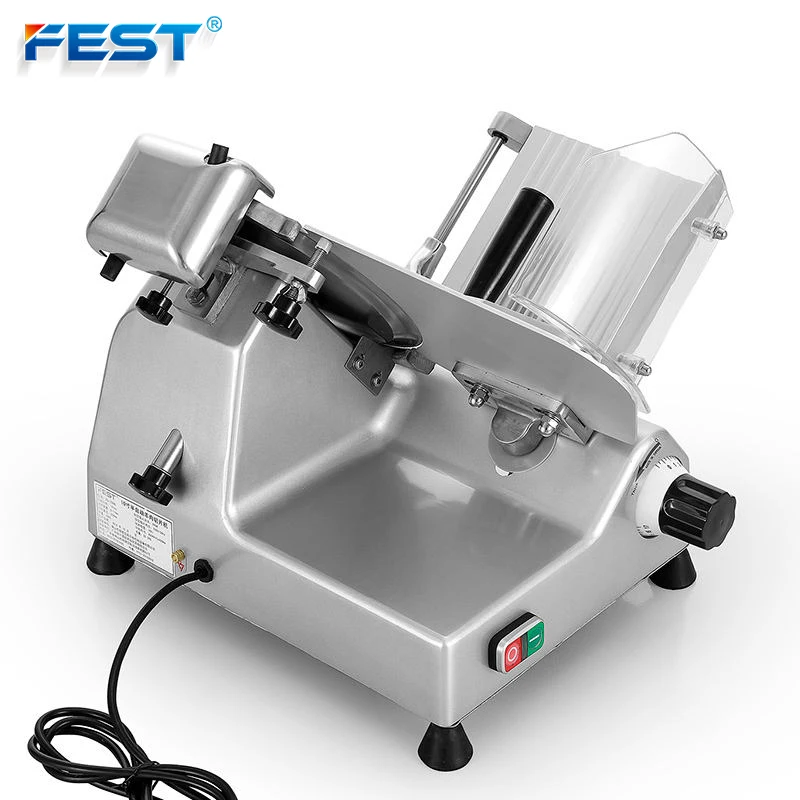 FEST butcher and deli meat slicer machine meet cutter sausage 250es-10 thin meat slicer industrial meat slicer for beef jerky
