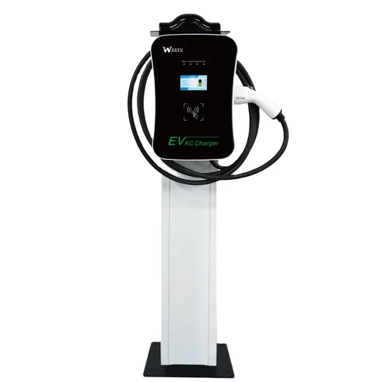 
Type 2 Wallbox EV charger with mounting pole IP65 for commercial use 