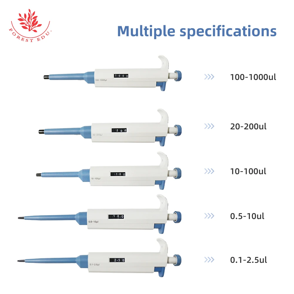 Pipette Digital Control 100-1000Ul Mechanical Micro Medical Laboratory Pipette Pen