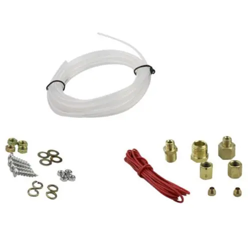 50mm Chrome Oil Pressure Water Volt Triple 3 Gauge Set Kit Car Parts Dash Panel