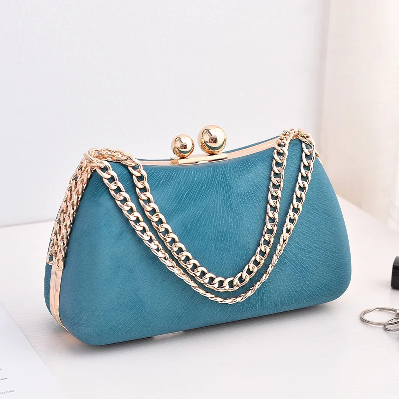 2024 Cross border New Banquet Retro Crossbody Evening Bag Fashion Versatile Evening Dress Banquet Bag Handheld Bag for Women