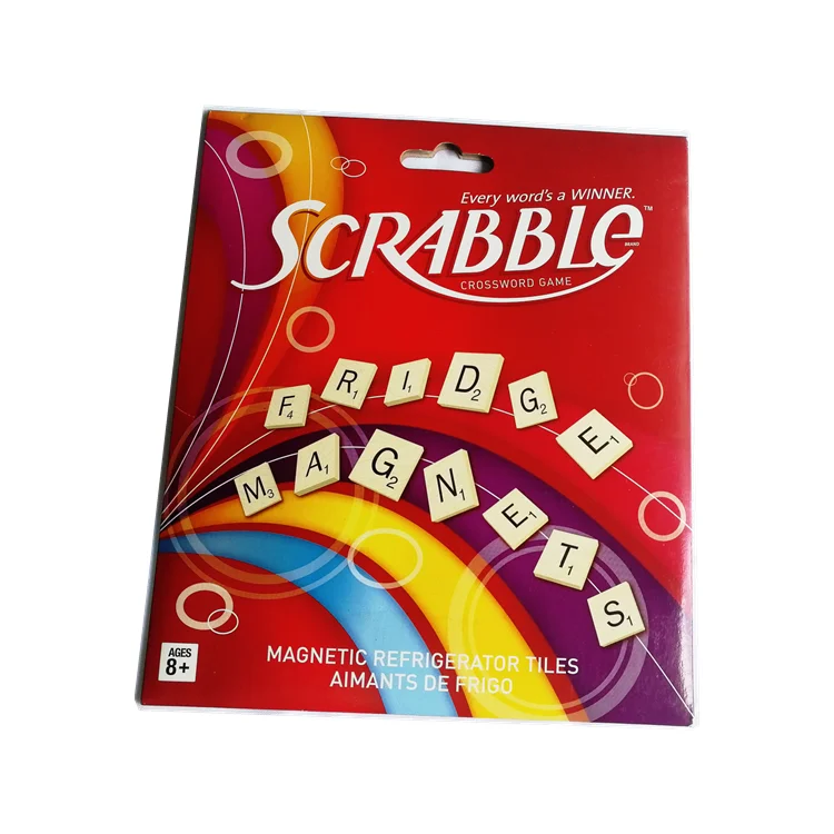 Fridge Magnet Custom Word S Crabble Game, Portable Magnet Fridge Paper Bag Art Deco Medium Children Educational Alphabet Sticker