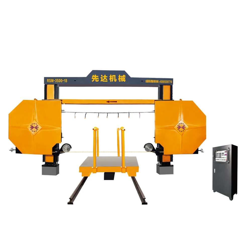 PLC Quarry stone cutting machine marble/granite cutter machine  RSM-3500-18/21