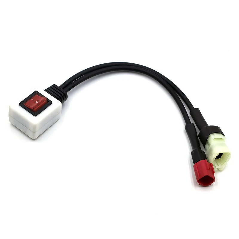 Wholesales DLC Socket Reset Euro5 6pin 4pin Male Splitter Wire Cable With Switch On/Off Replacement For Honda  Motorcycles
