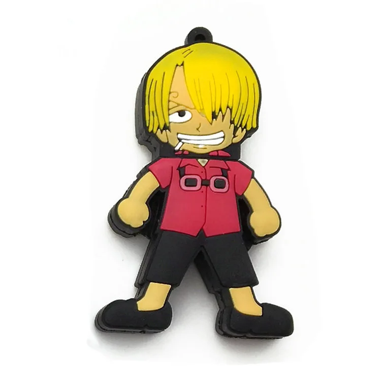 One Piece Cartoon Pirate Anime USB Flash Drive 8GB 16GB 32GB Cute Luffy/Kaiseki/Choba Fashion Custom Personality Creative Gift