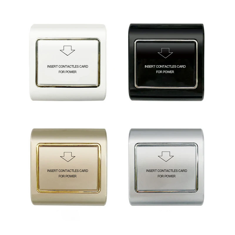 125Khz Magnetic Card Delay Time Switch Electrical Wall Switch For Hotel Room Key Holders