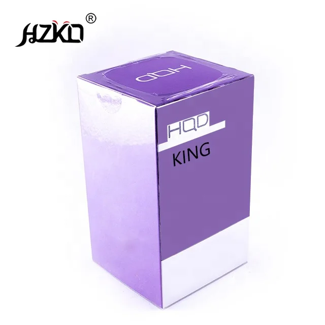 Оптовая продажа, самый популярный набор для вейпа, новинка, HQD KING, быстрая доставка, 100% оригинал, 2000f, разные цвета, в наличии, пустой