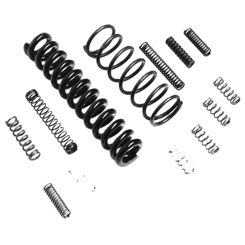 Custom Factory Cotter Metal Spring   Coiled Style Flat Metal spring Clips High quality metal compression spring with coils