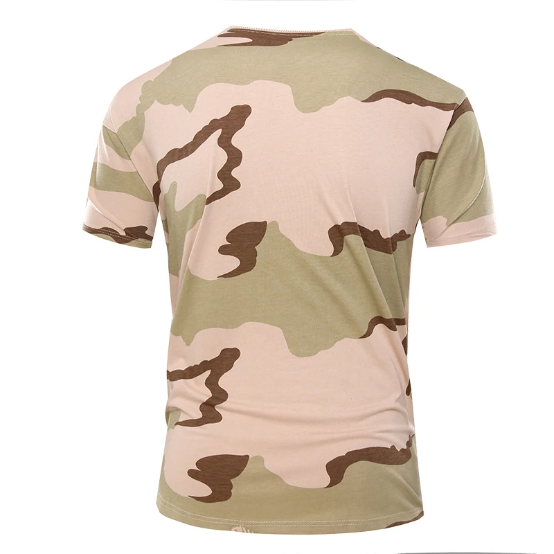XINXING Three Colors Desert Camouflage t shirt cotton tactical combat tshirt