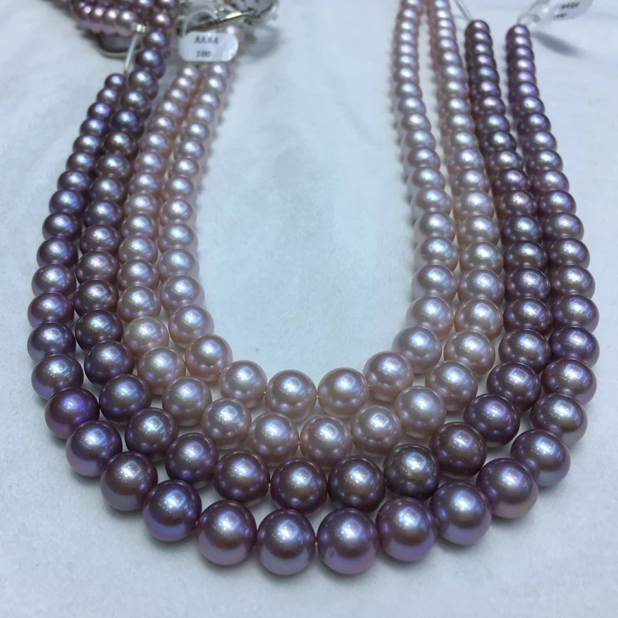 Оптовая продажа, пряди из натурального жемчуга Эдисона, 8-15 мм, полный размер и качество в наличии