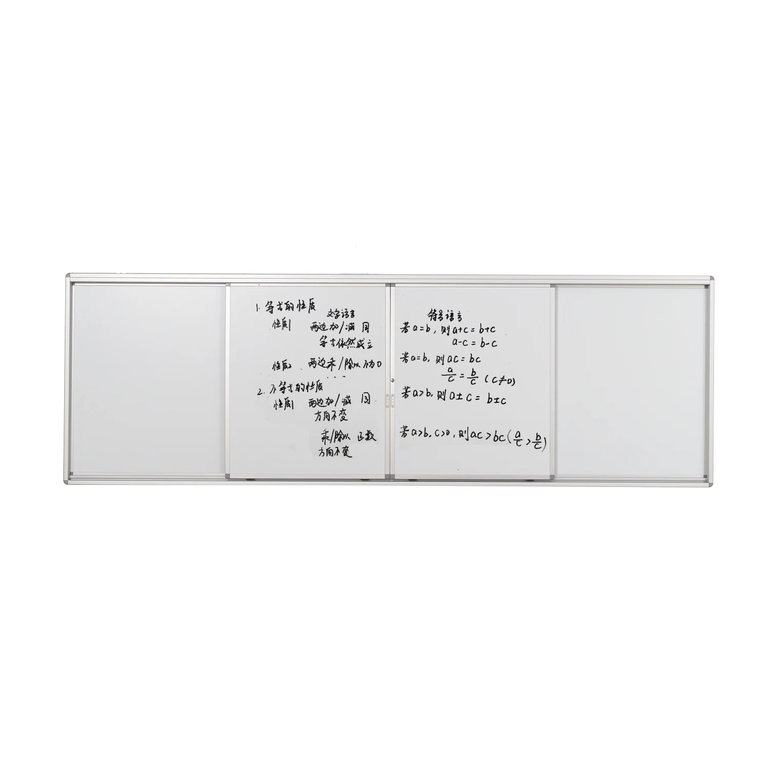 4000*1305 Mm Safety Eco Friendly Horizontal Sliding Blackboard Push-Pull Writing Board Teaching Blackboard Big Size Whiteboard