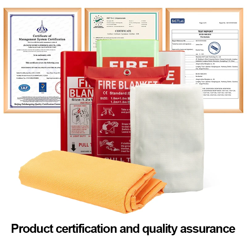 Fire Safety Blanket Customization 1m*1m 100% Fiberglass Insulation Extinguisher Protection Resistant