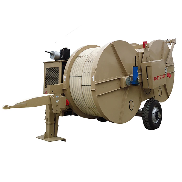 Overhead Transmission Line Cable Stringing Equipments Hydraulic Puller Tensioner