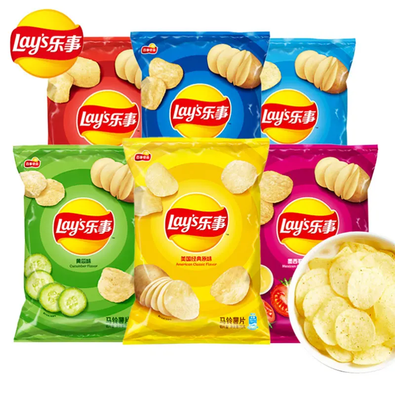 Original cut potato chips casual small snacks a variety of flavors office puffed snacks out of the trip to send his girlfriend