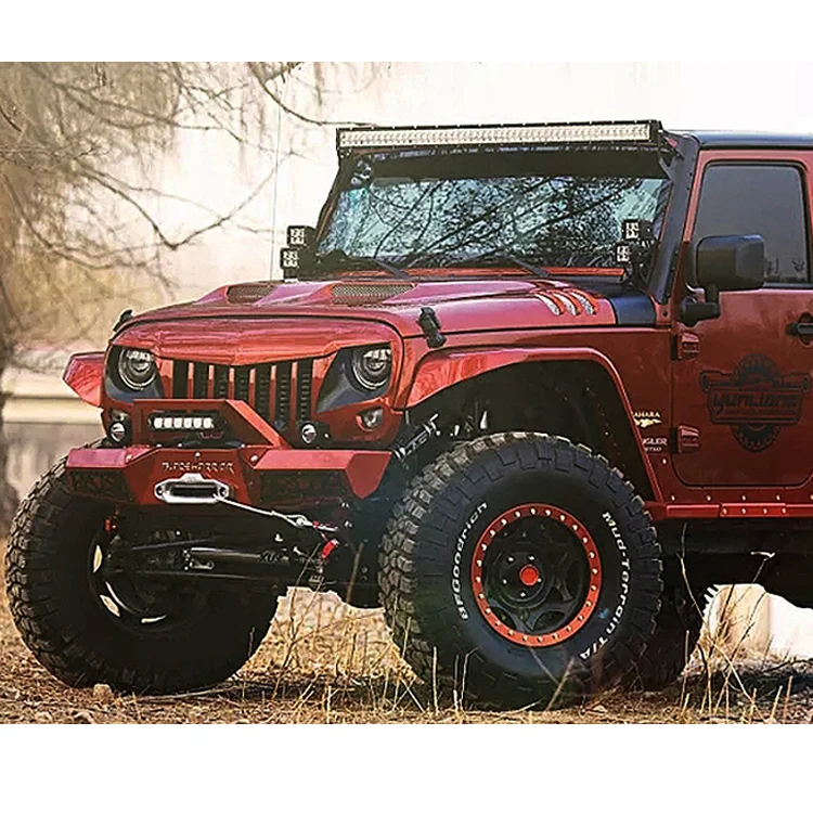  Стальной ВЕНТИЛИРУЕМЫЙ КАПОТ двигателя для Wrangler JK капот теплоподавление вентиляционная