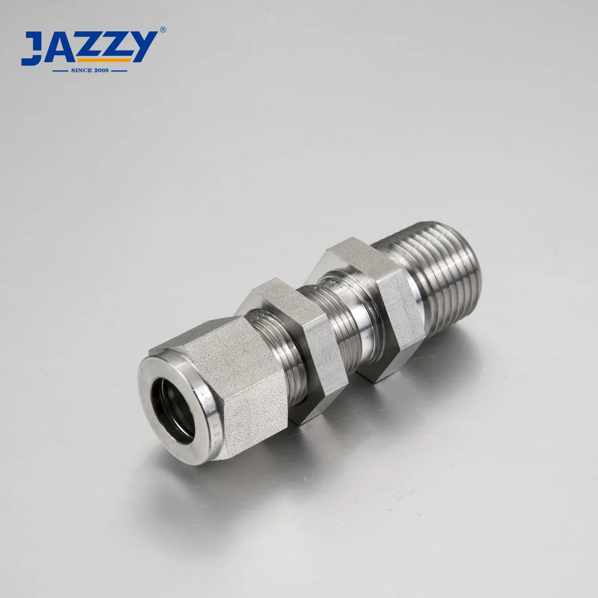 JAZZY Stainless Steel Tube To AN Tube DMCH AN Union DBMCH AN Bulkhead Swagelok Male Connector Instrument Fittings Tubing