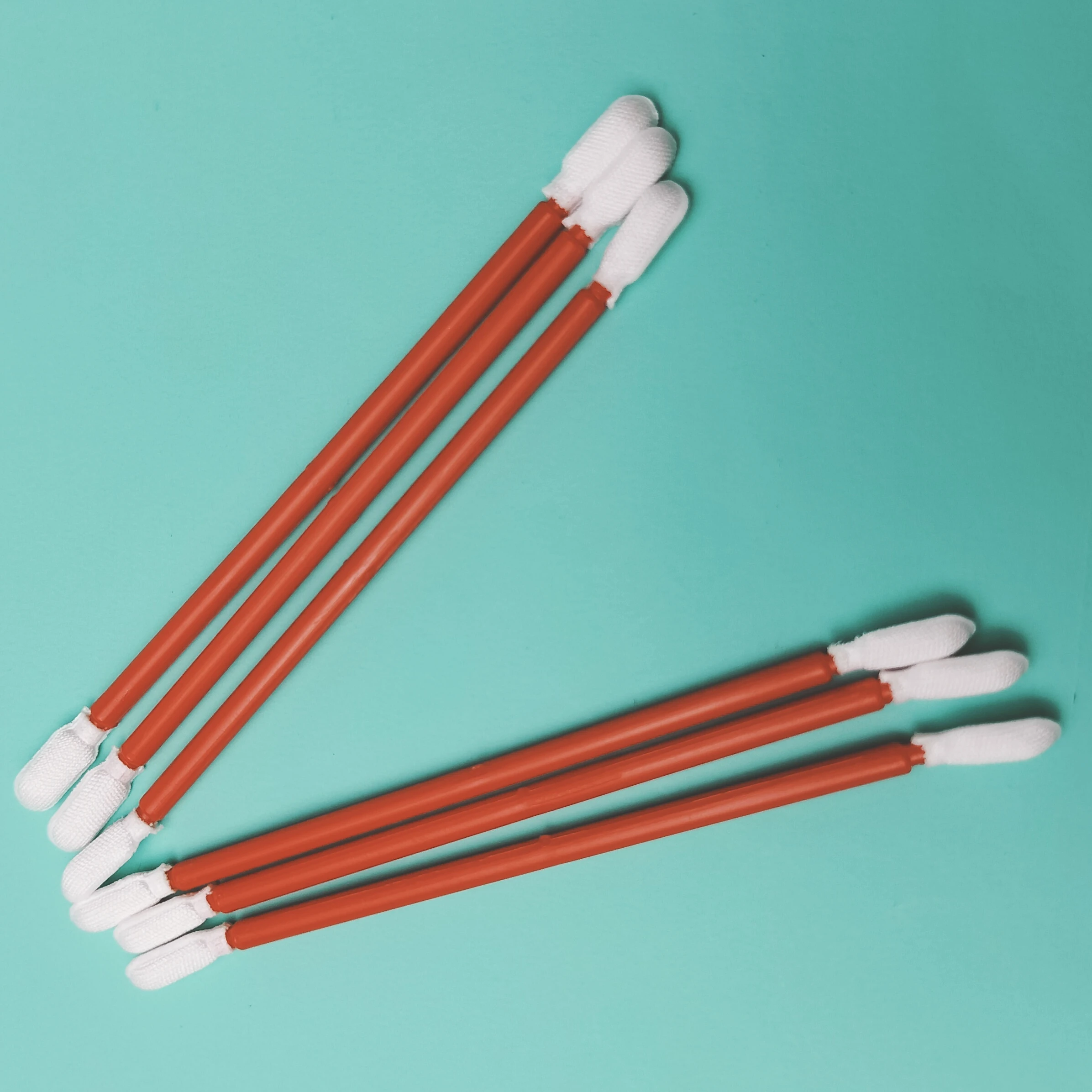 Lint Free Double Ended Polyester Swab Car Cleaning Microfiber Tip Cleanroom Swab Stick