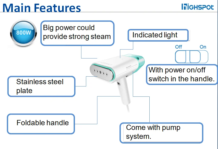 tiny size mini clothes steamer portable steamer portable iron  MS220