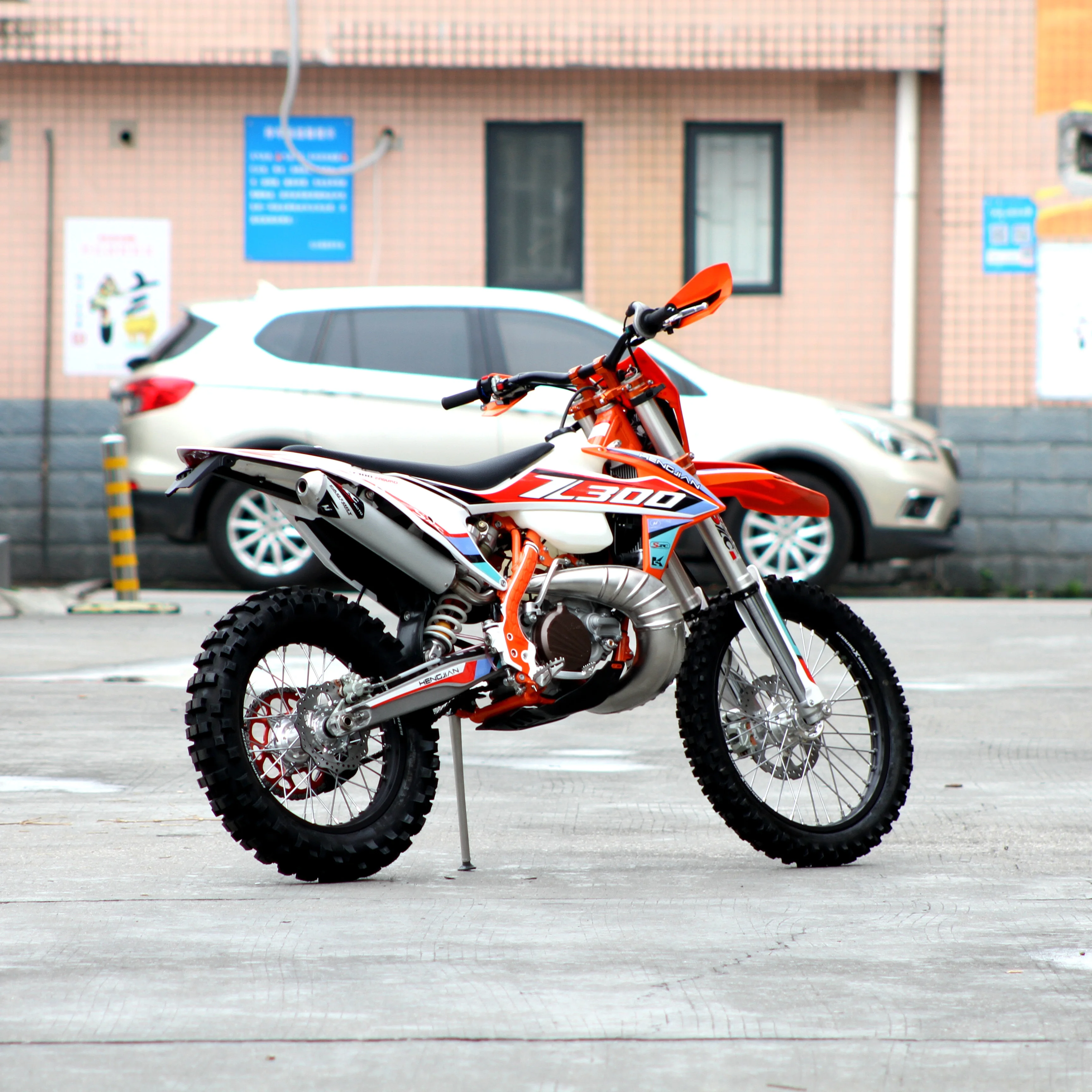 Hot selling CDI ignition 2 stroke water cooled engine enduro motorcycles 300cc dirt bike