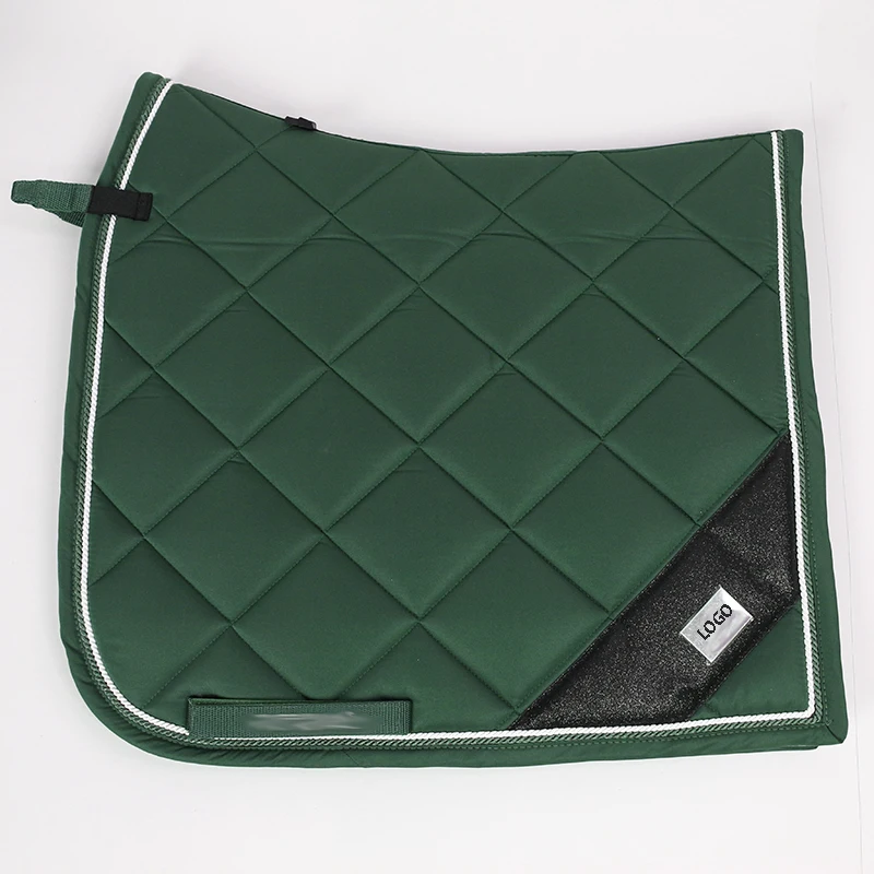 Wholesale Equestrian Suppliers Competition Saddle Blanket Equine Cohesive Bandages Polo Wraps Dressage Saddle Pad Set