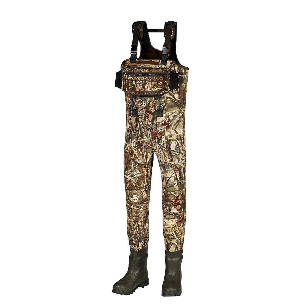 Outdoor Camo Waterproof Waders Insulating Neoprene Hunting Fishing Chest Wader