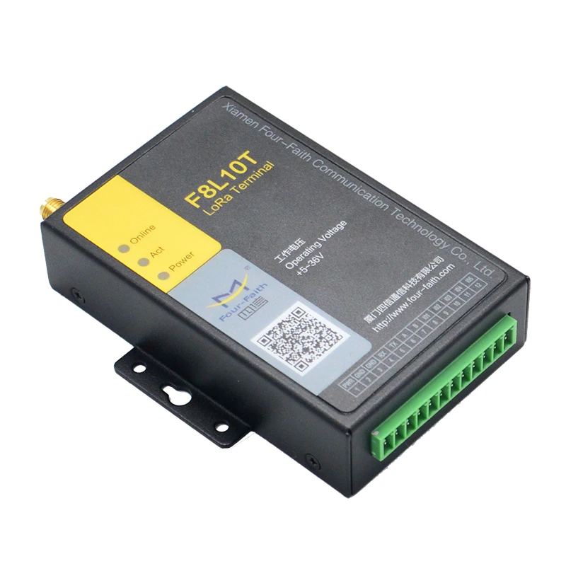 F8L10T LoRa Data Transmission Terminal Devices Long Range 915mhz australia iot lora gateway