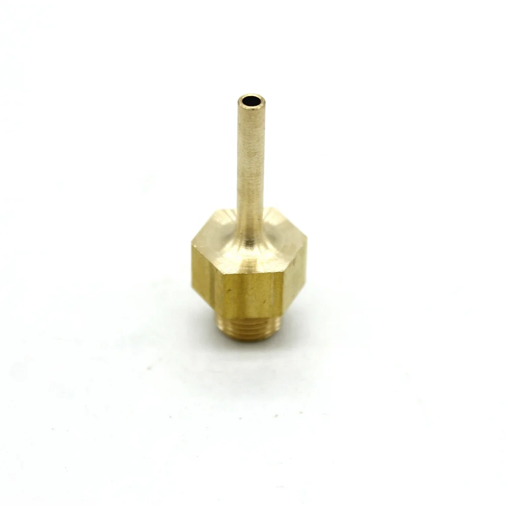 Guangzhou Factory Customized High Demand Connector Fitting Pipe Adapter CNC Hose Copper Sprayer Brass Metal Fog Misting Nozzle
