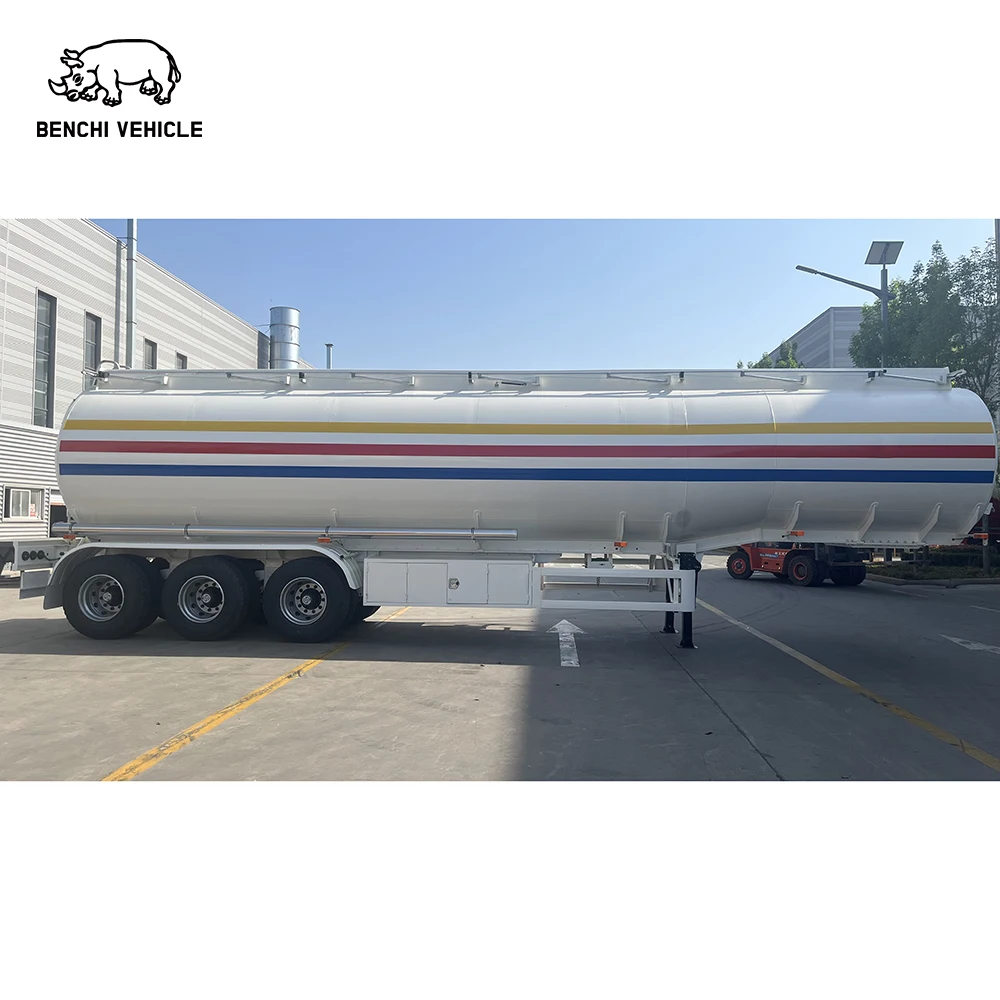 3 Axles 4 Axle 36000 Litres Aluminium Fuel Tanker Trailer Oil Tanker Trailer