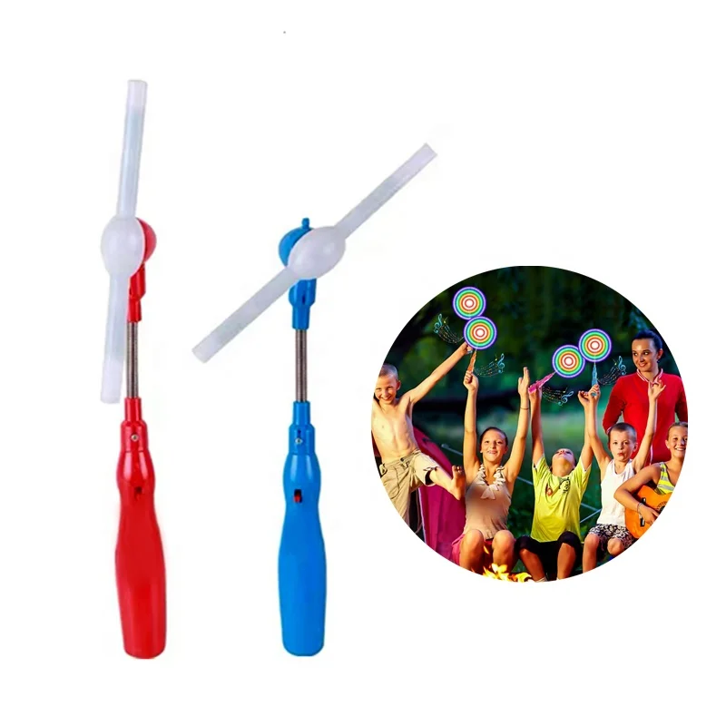 Birthday Party Favors Kids Toys Led Stick Magic Windmill Wand to Glow In The Dark With Light