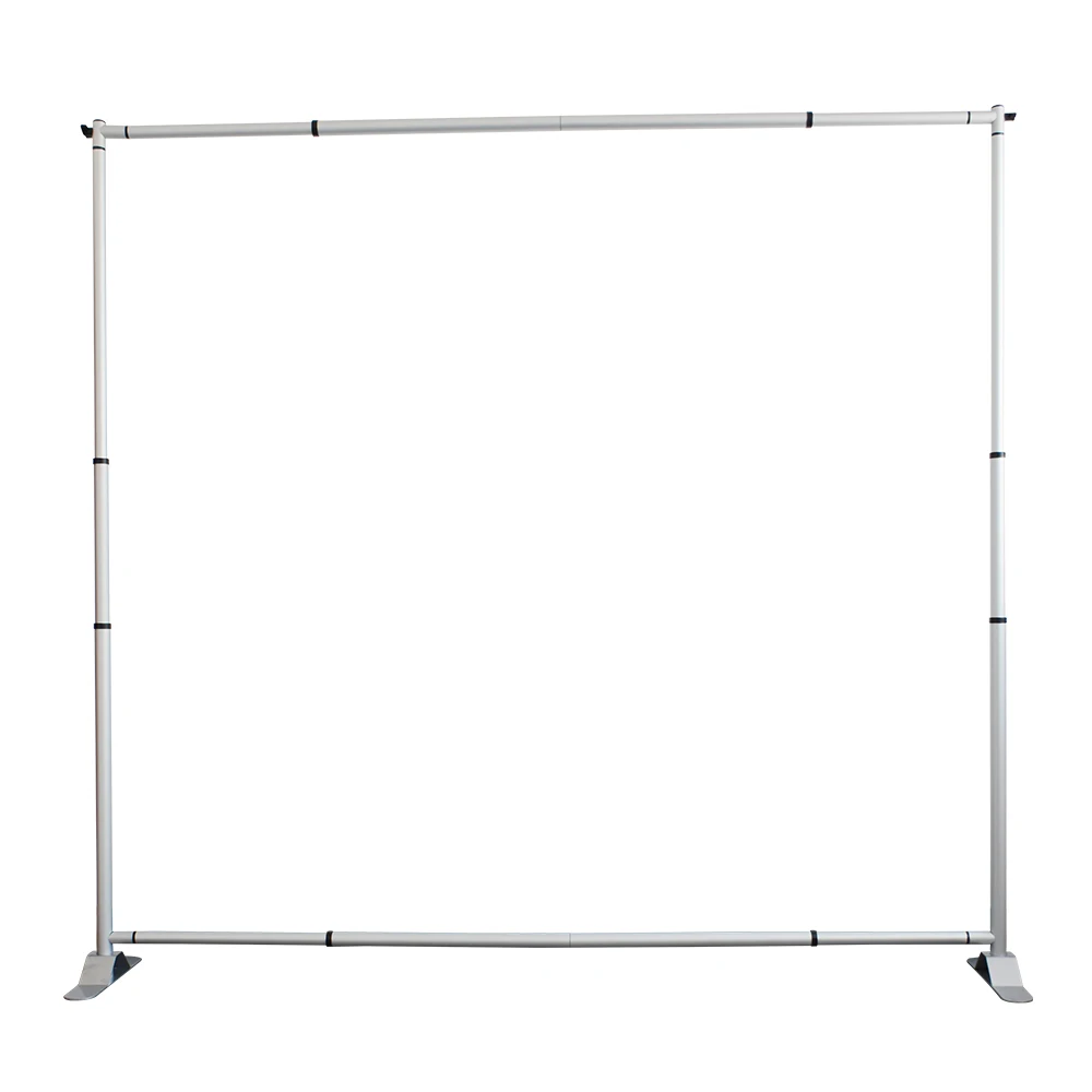 Telescopic Aluminum Tube Trade Show Tension Fabric Adjustable Backdrop Banner Stand Wall for Exhibition Booth Display
