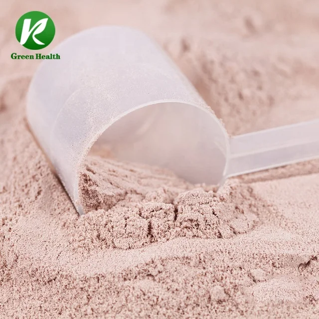 Factory Supply Green Health Naturally Flavored Halal Plant Gold Standard 100% Whey Protein Powder