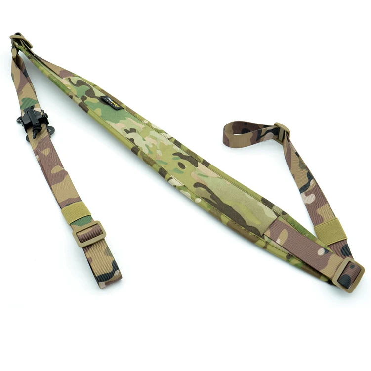 Hot Selling Outdoor Hunting Accessories Grey Cordura Soft Webbed Quick Adjusted Length Tactical Lanyard Sling